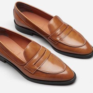Everlane The Modern Penny Loafer in Cognac 7.5